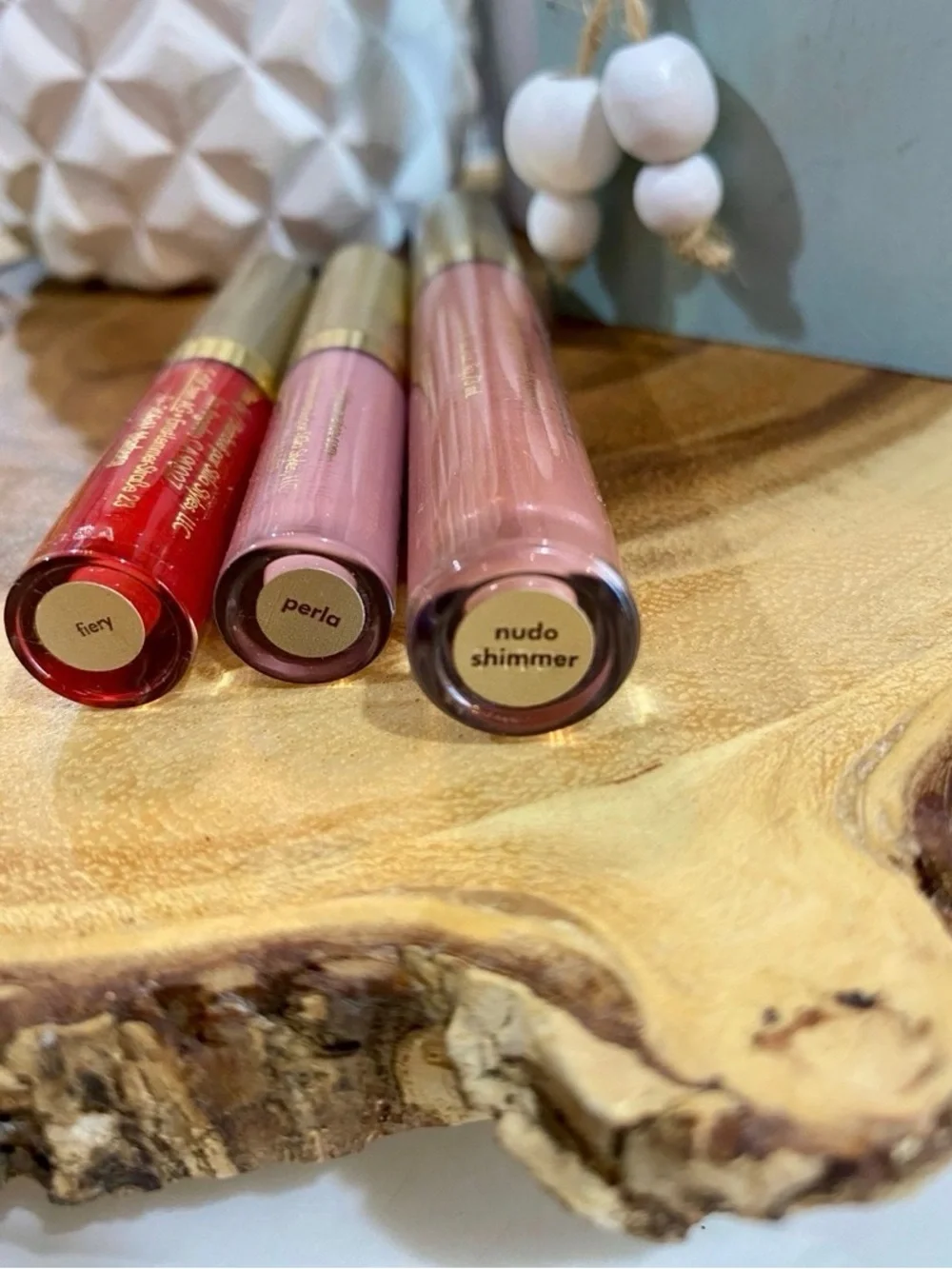 Stila Liquid Lipstick Trio — Red, Mauve, Brown